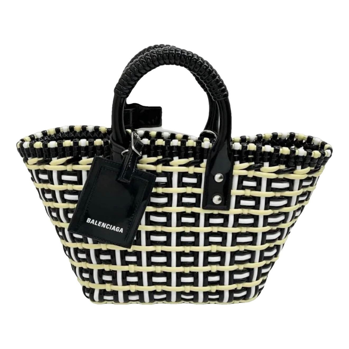 Bistro Panier patent leather tote