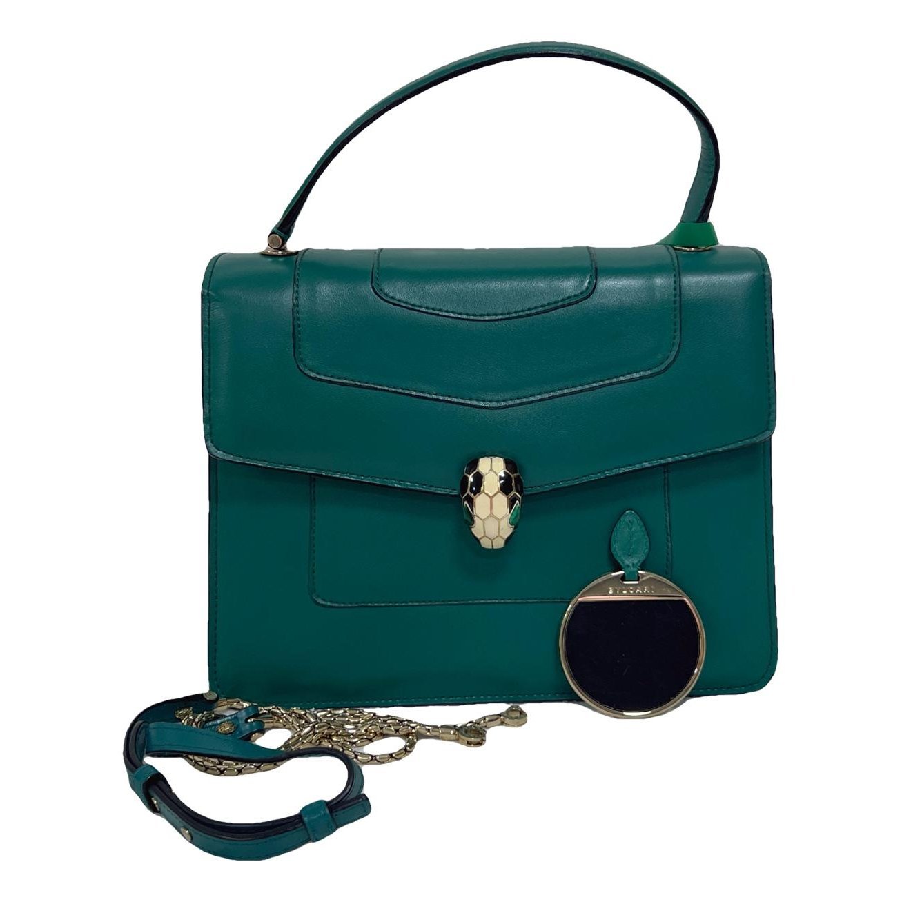 Bvlgari Serpenti leather handbag