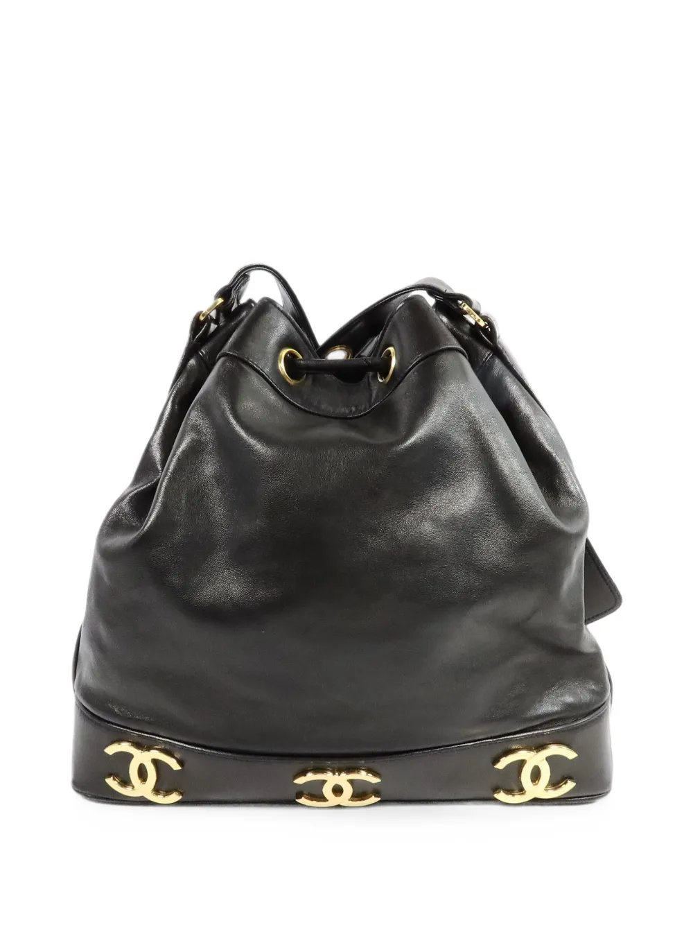 CC turn-lock shoulder bag