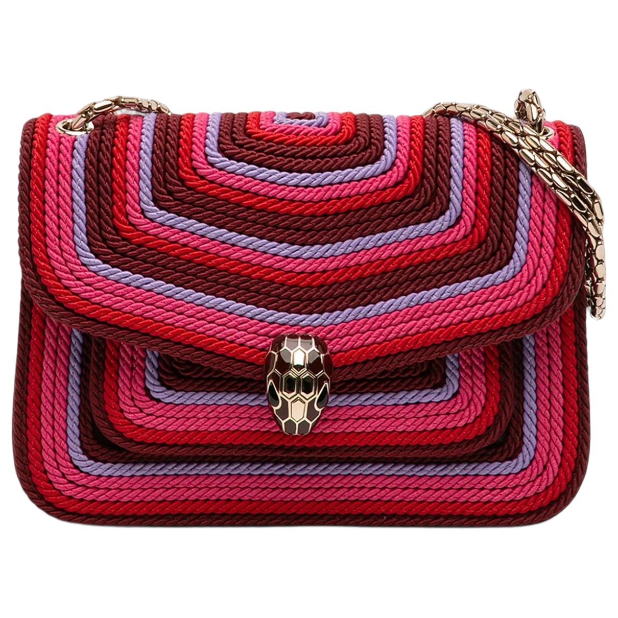 Serpenti cloth handbag