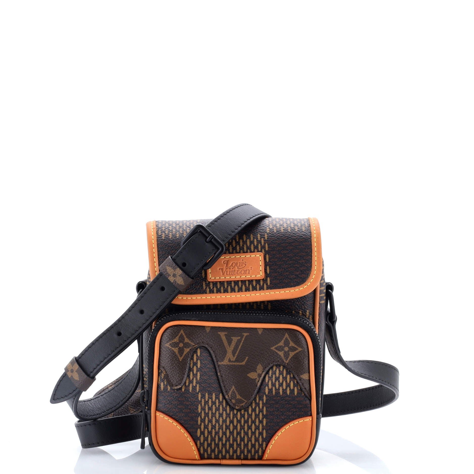 Louis Vuitton Nigo Amazone Messenger Bag Limited Edition Giant Damier and Monogram Canvas Nano