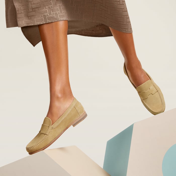 Beige Lin Kennedy Loafer