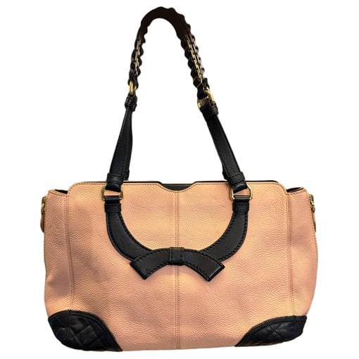 Leather tote