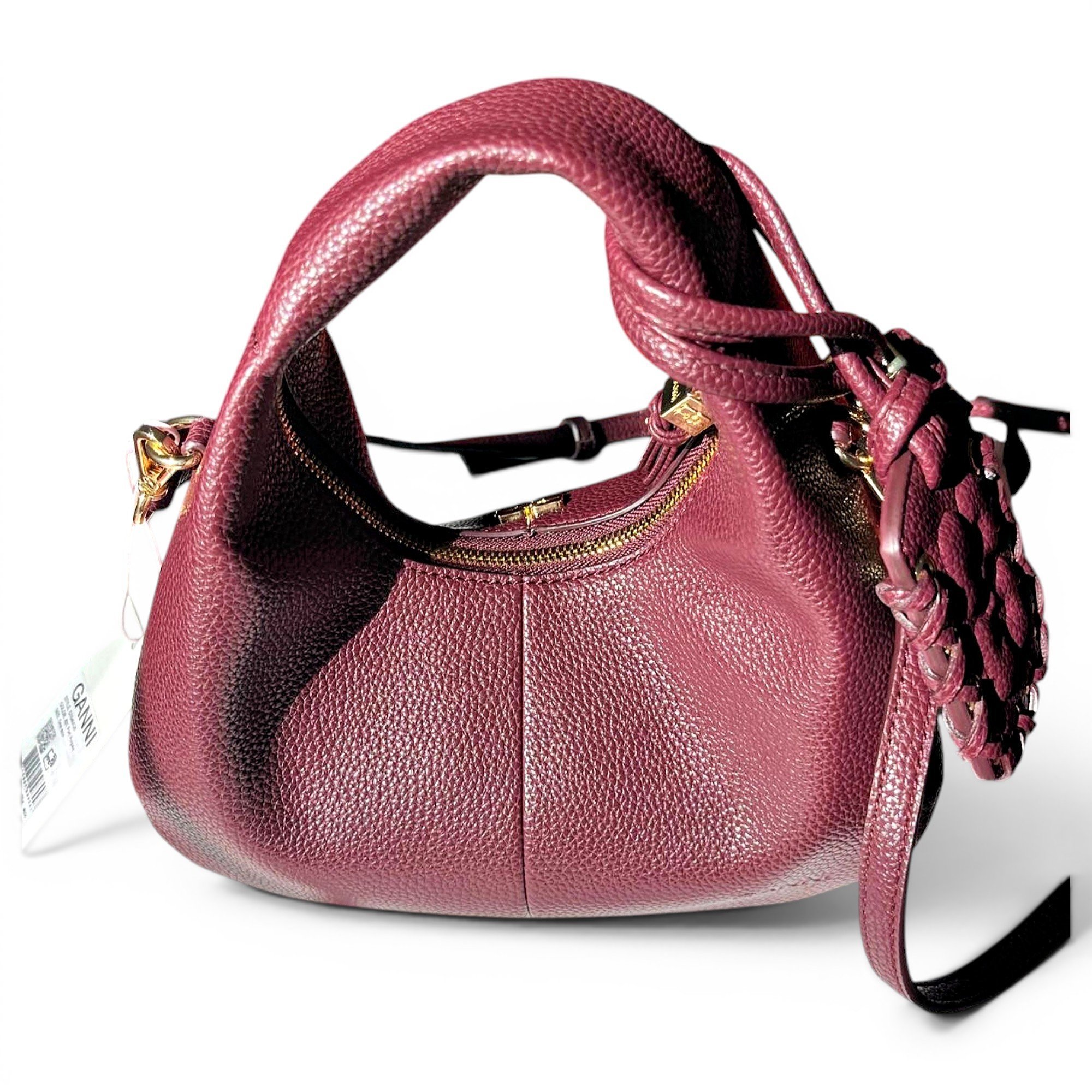 Hobo leather crossbody bag