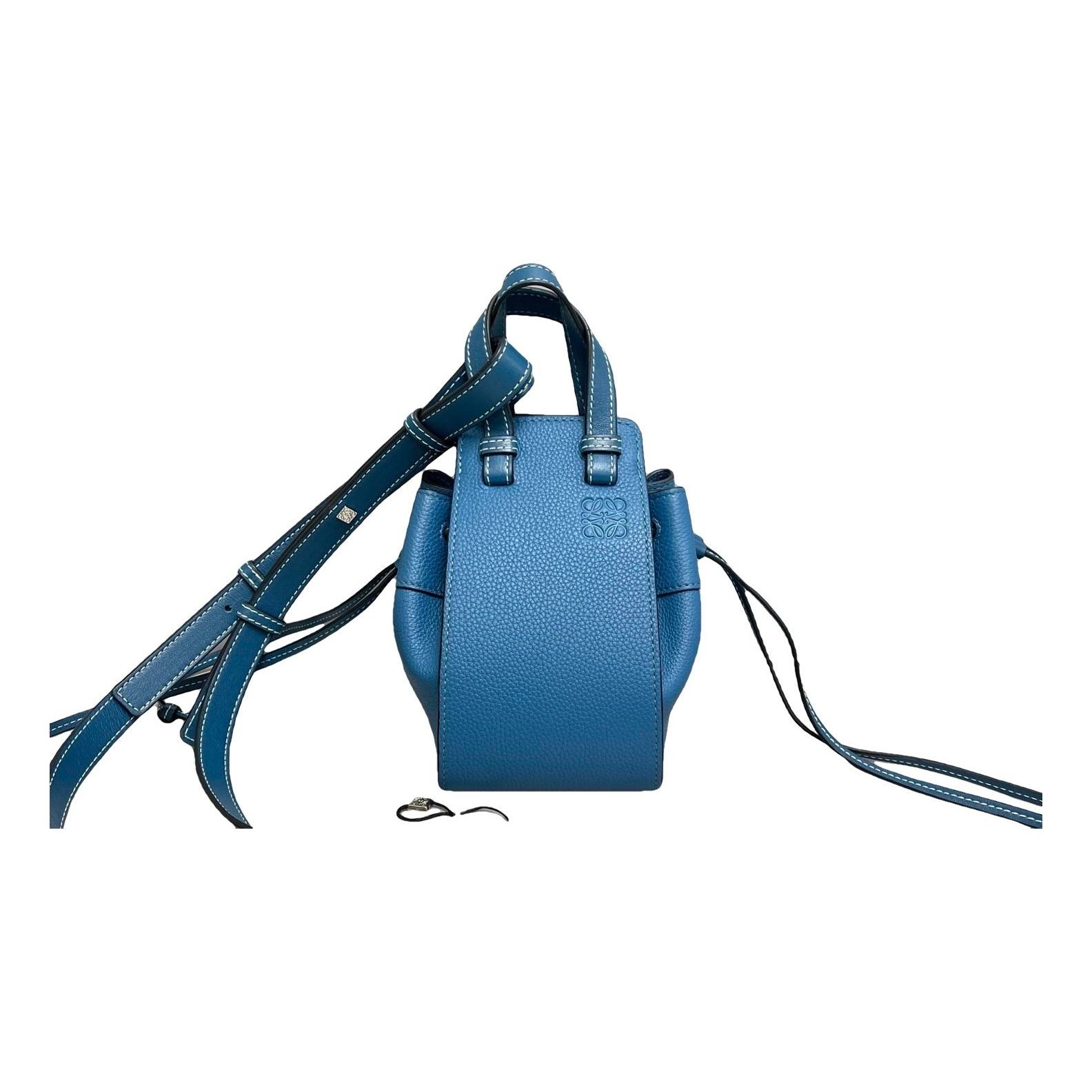 Hammock leather handbag