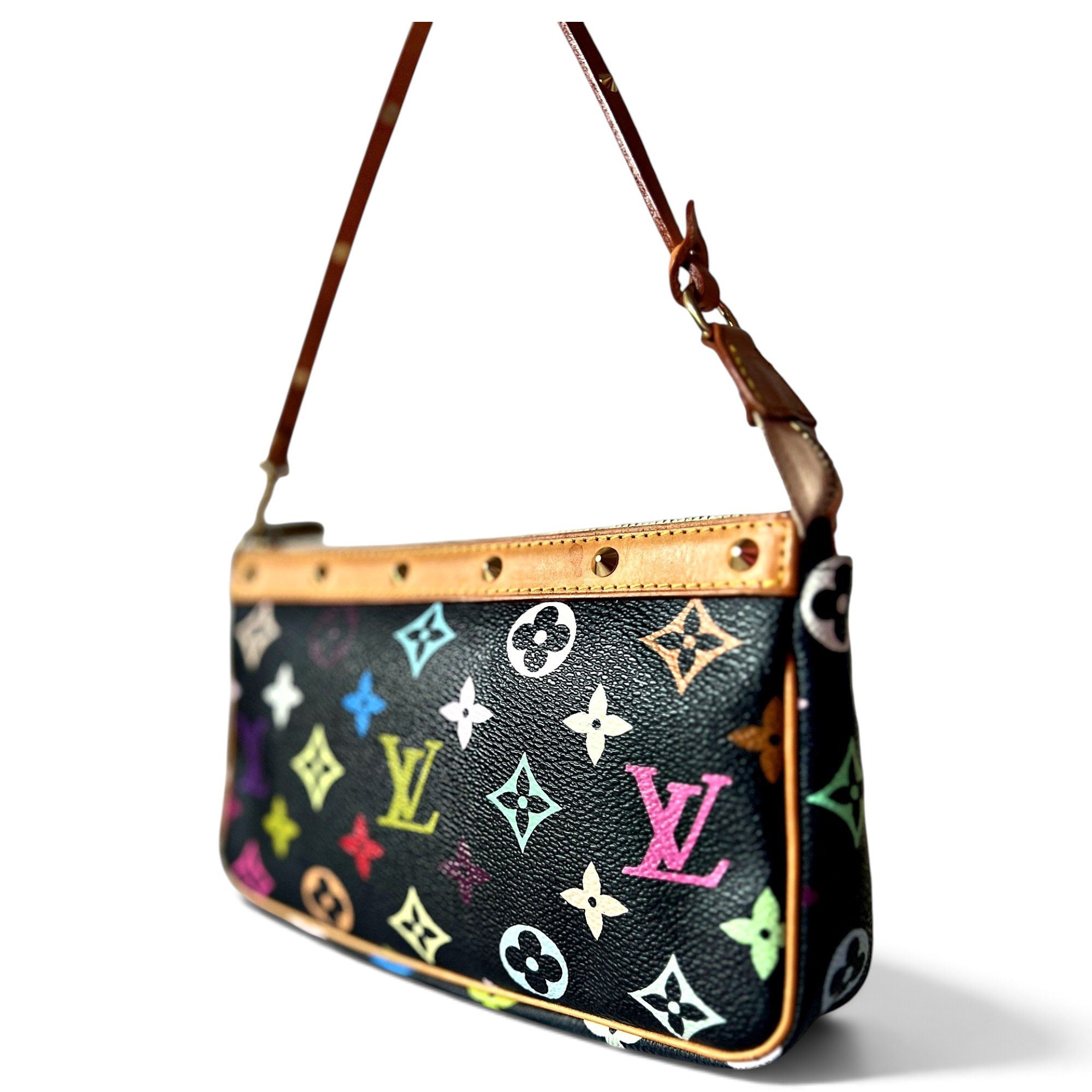 Pochette Accessoire leather handbag