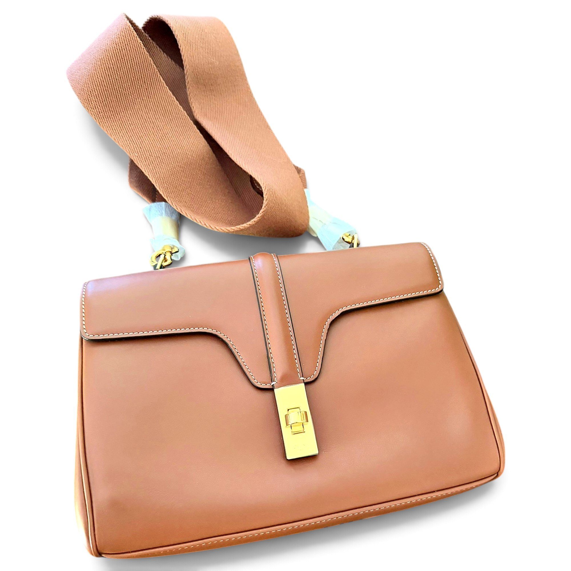 Sac 16 leather crossbody bag