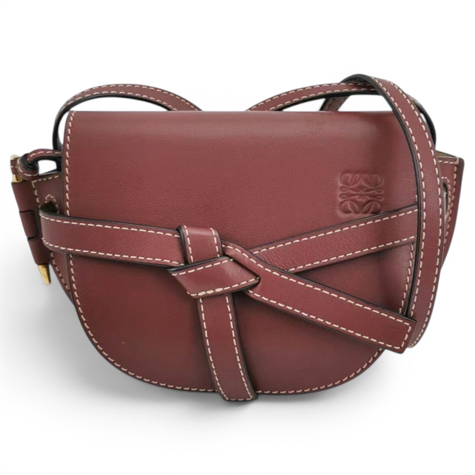 Gate leather crossbody bag