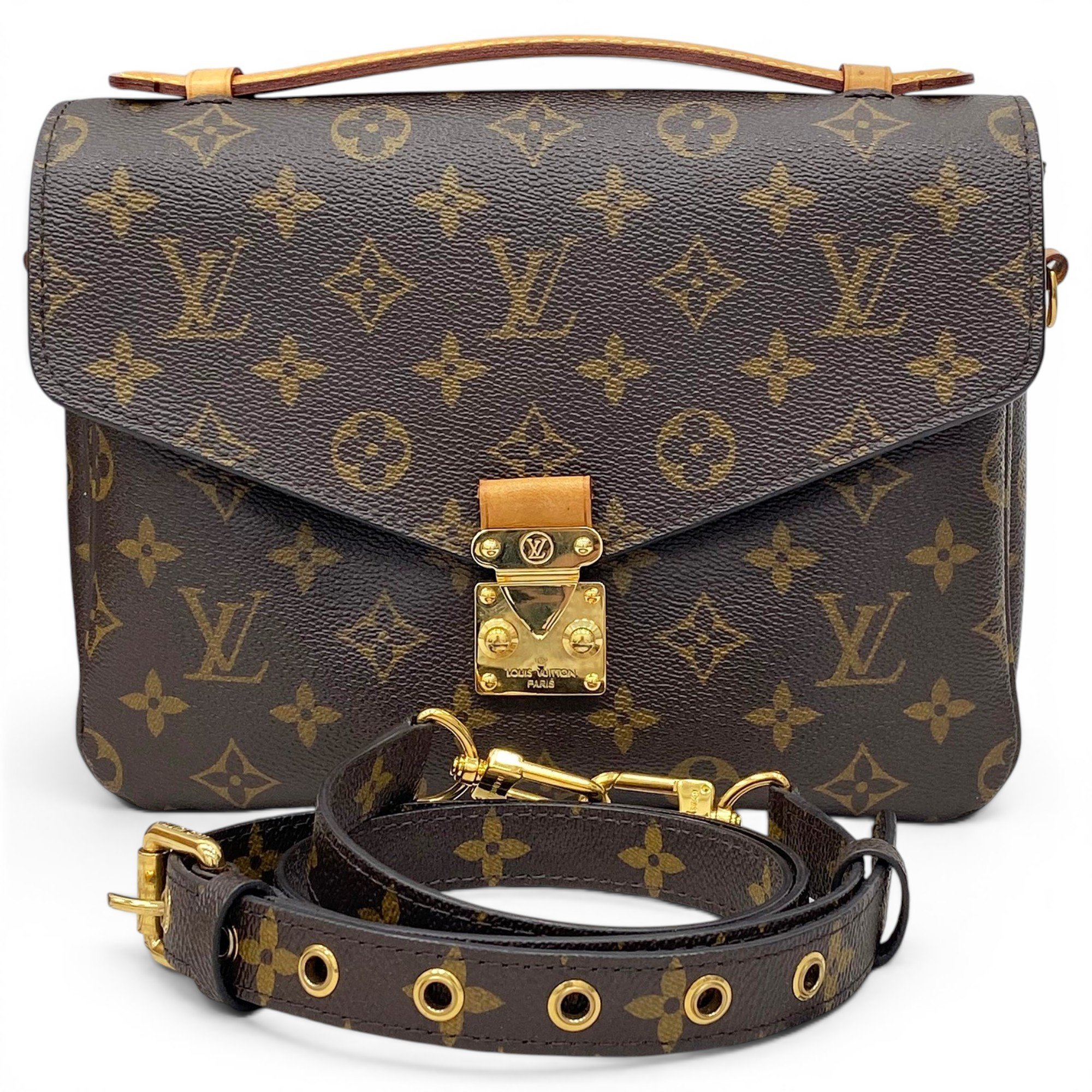 Metis leather handbag