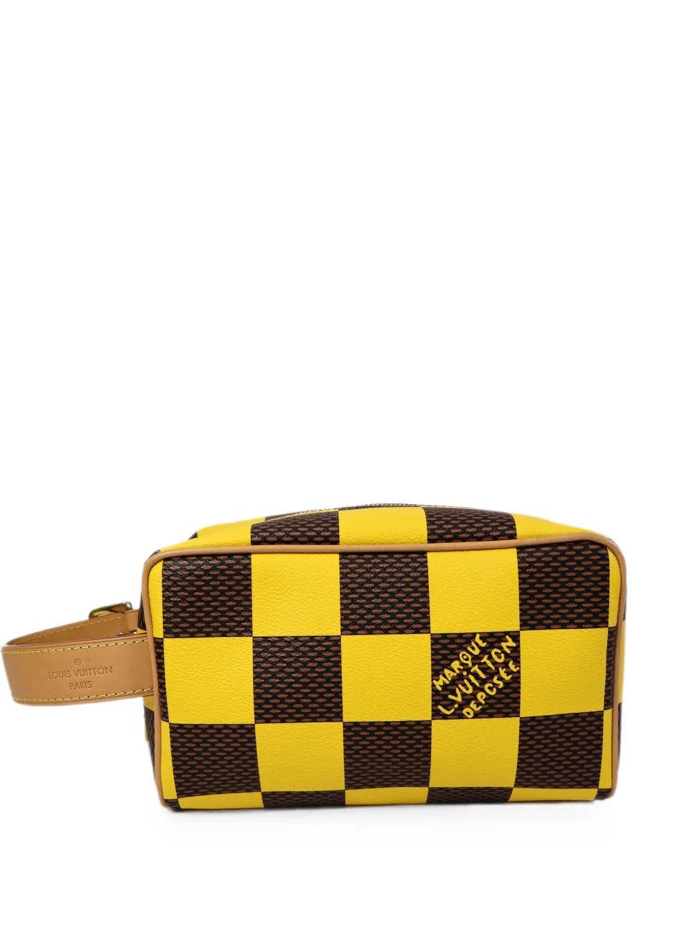 Damier Pop Locker Dopp Kit clutch bag