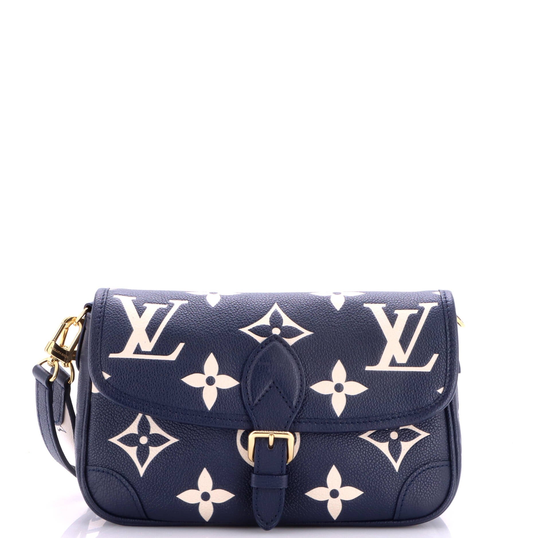 Louis Vuitton Diane NM Handbag Bicolor Monogram Empreinte Giant
