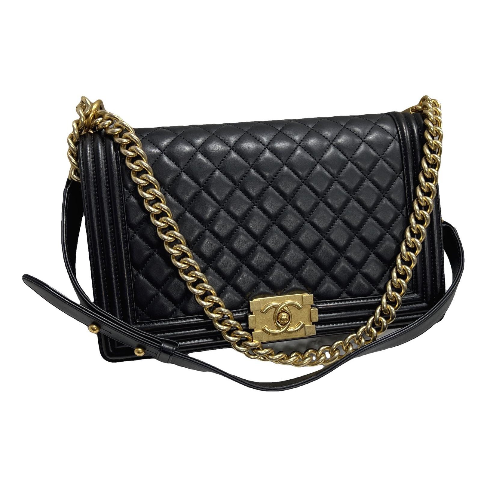 Boy leather crossbody bag