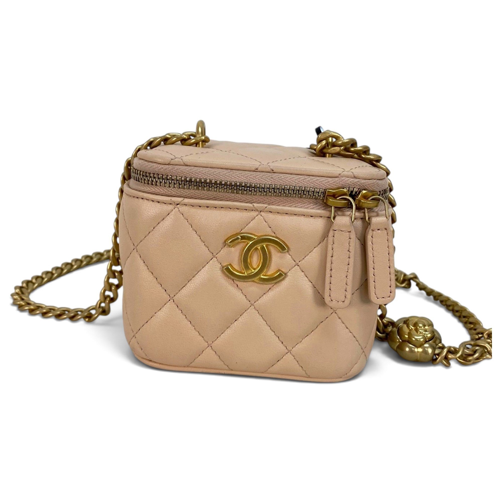 Trendy CC Vanity leather handbag