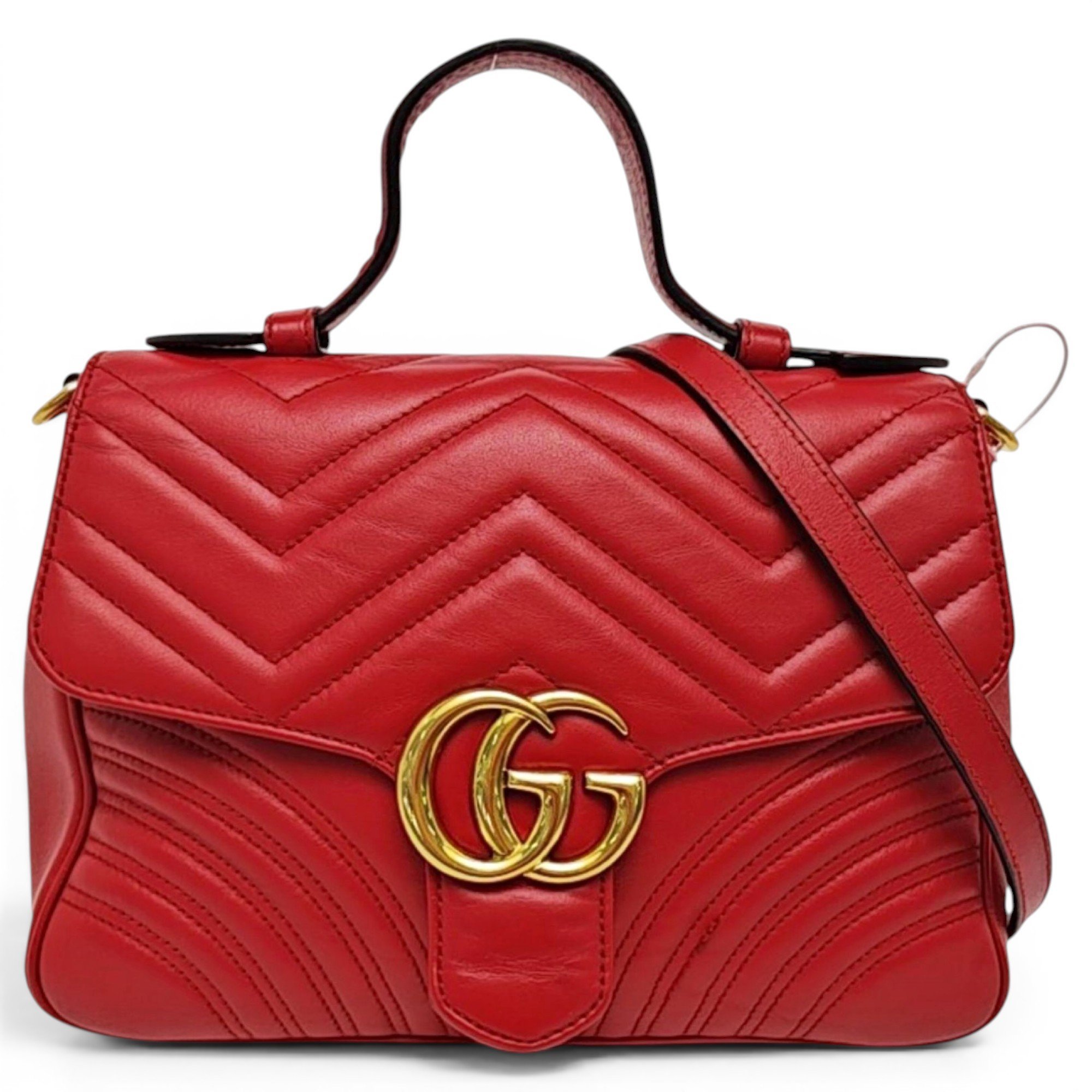 GG Marmont Flap leather handbag