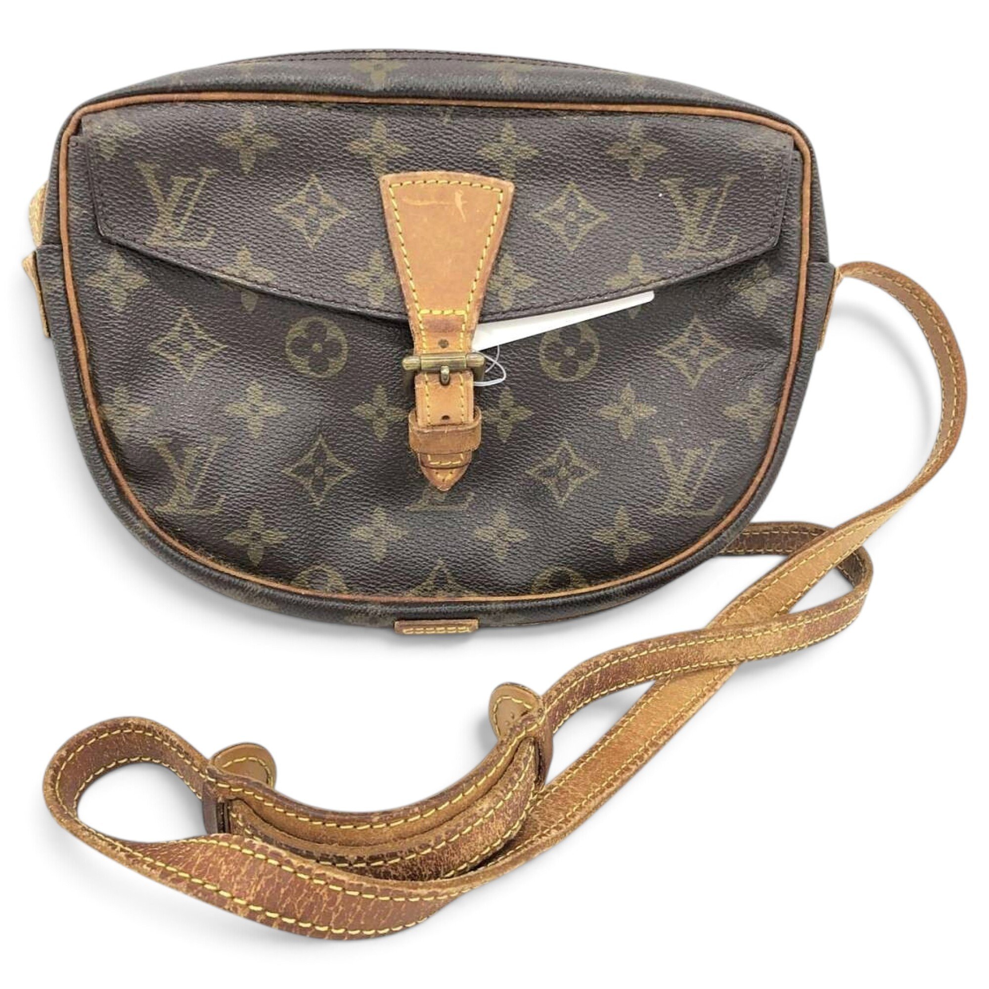 Jeune fille leather crossbody bag