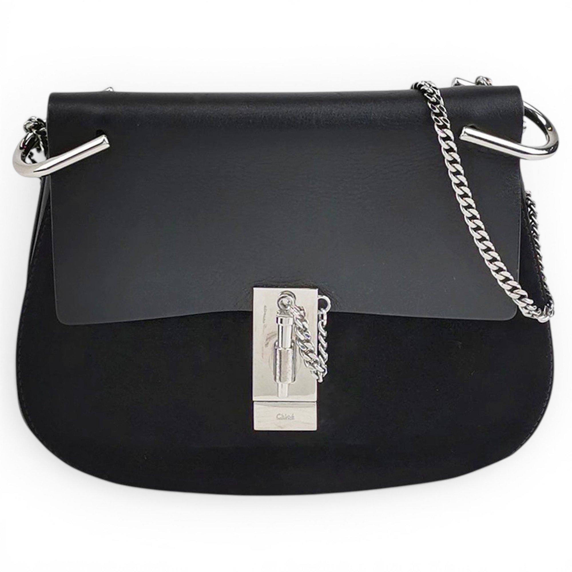 Drew leather crossbody bag