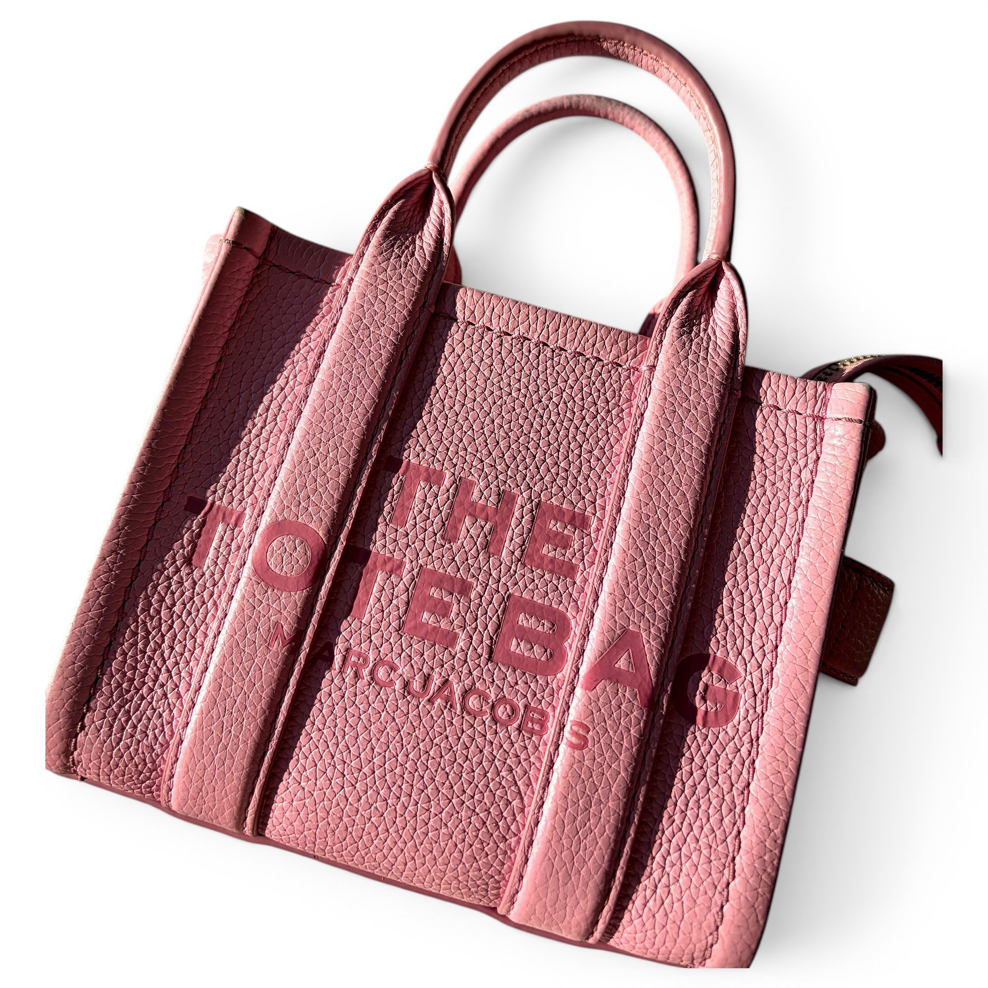 The Tag Tote leather tote