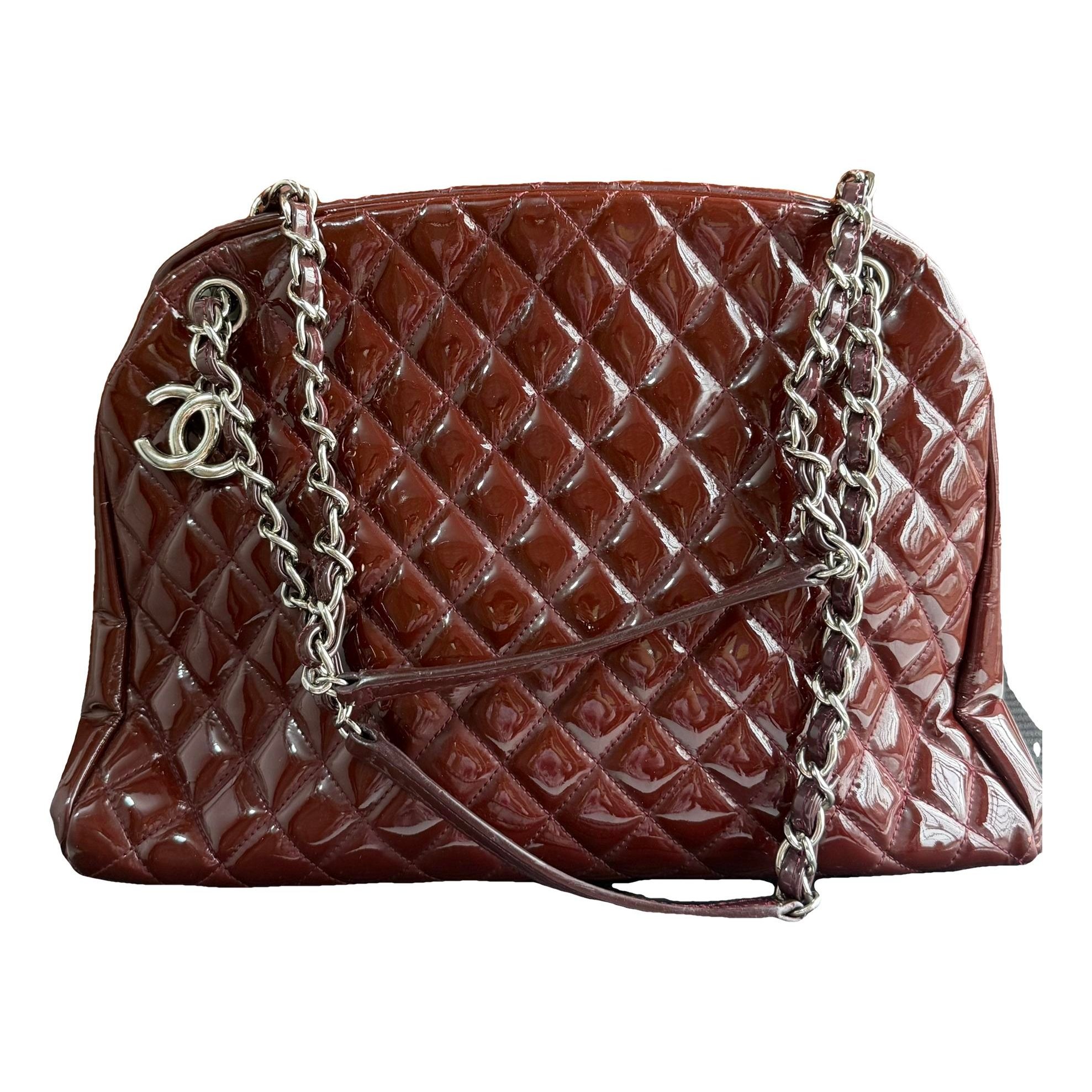 Mademoiselle patent leather handbag