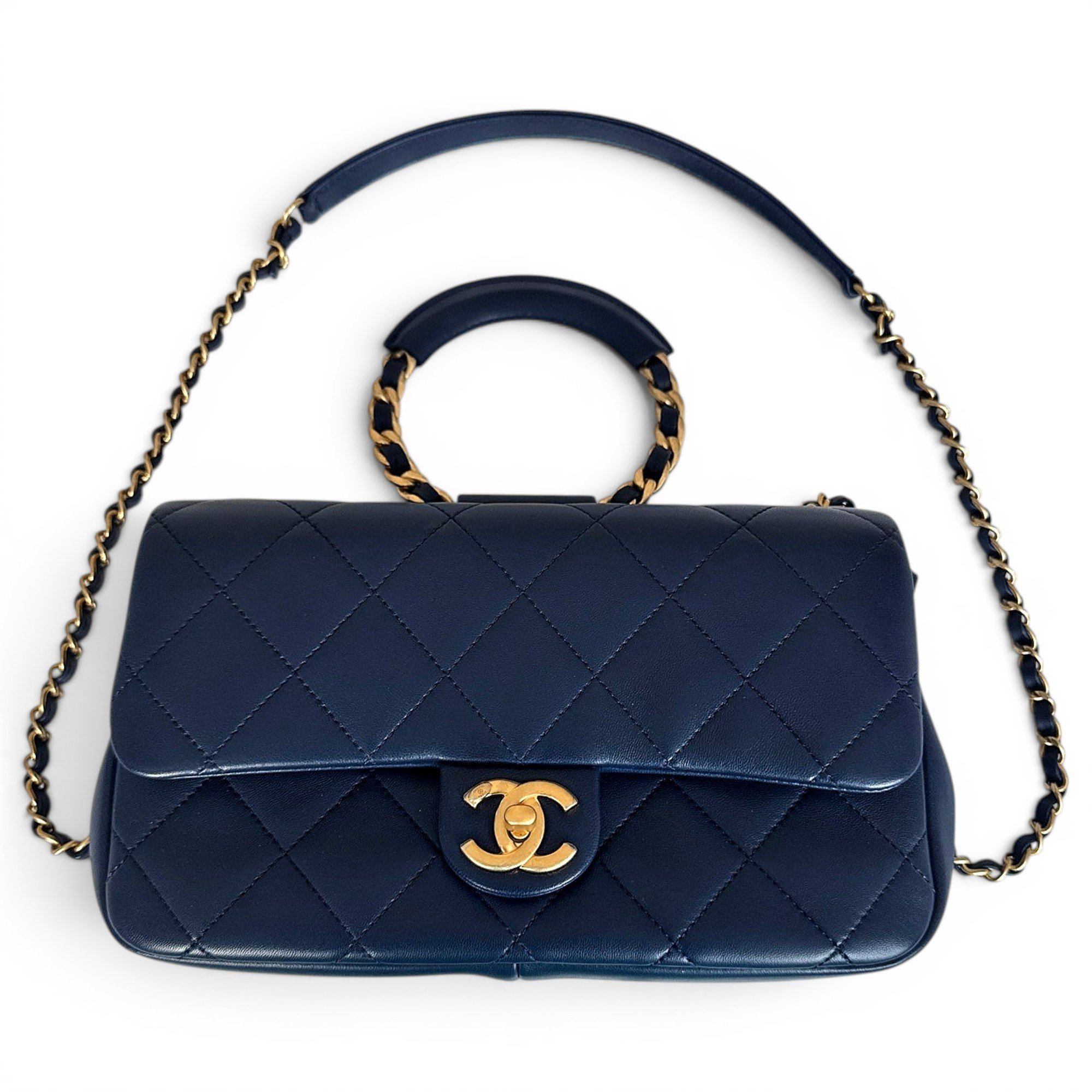 Leather handbag