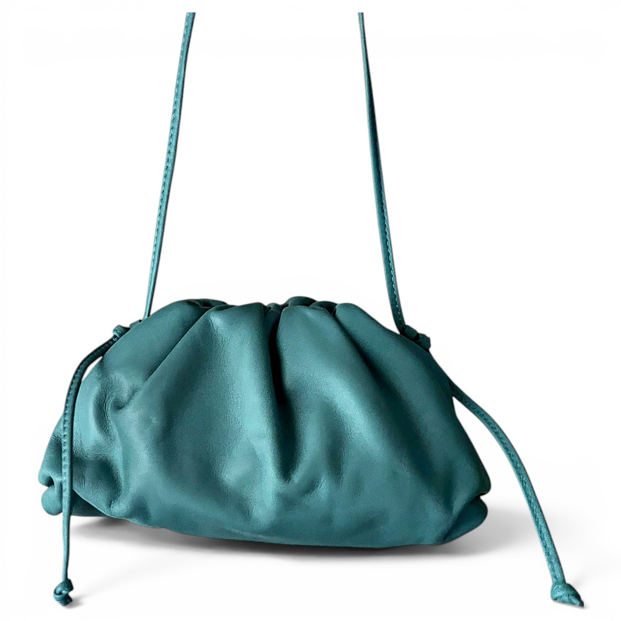 Pouch leather handbag