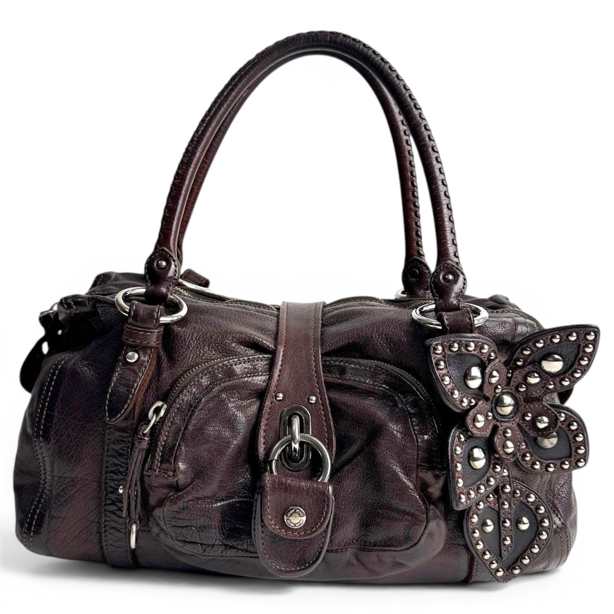Vitello leather handbag