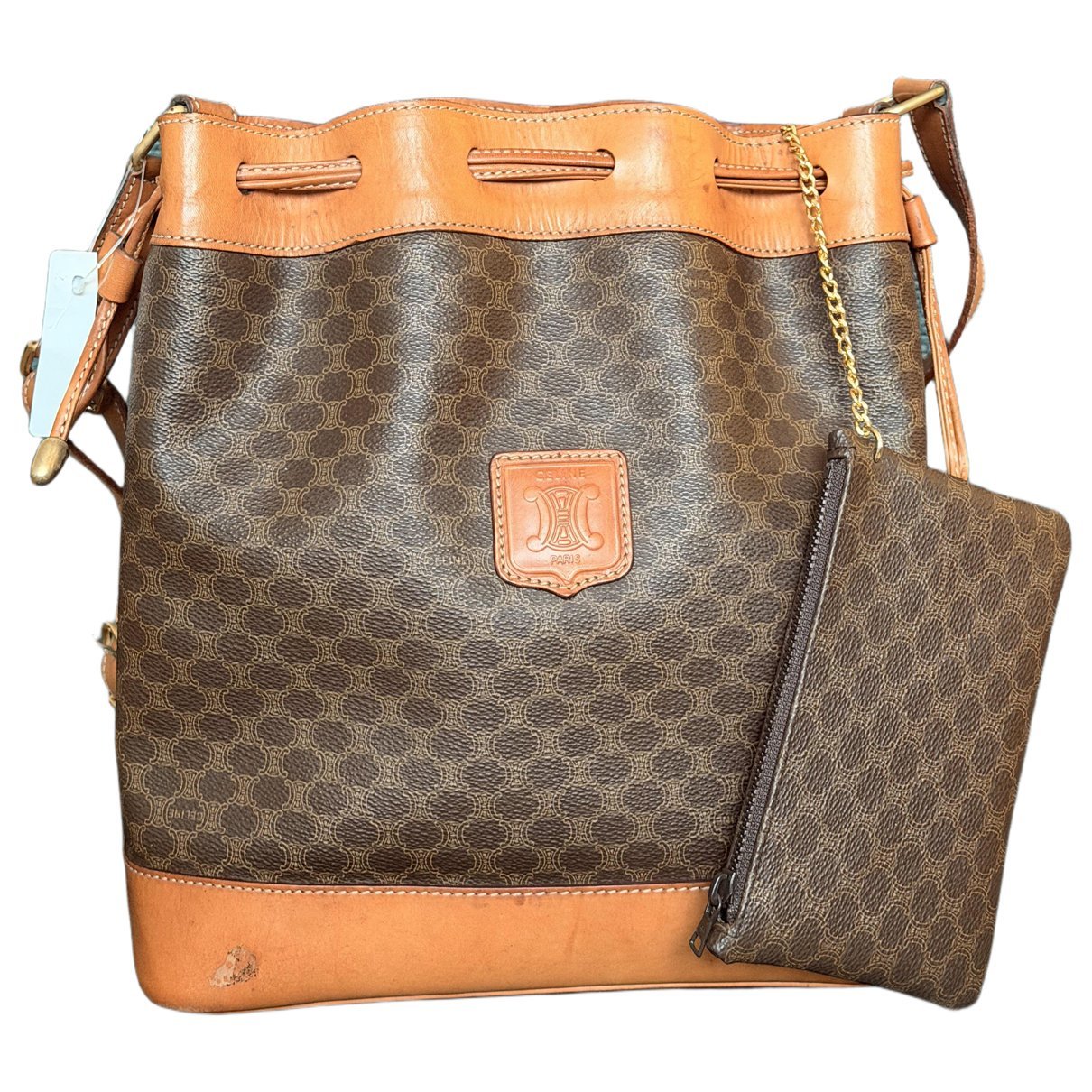 SAC SEAU leather handbag