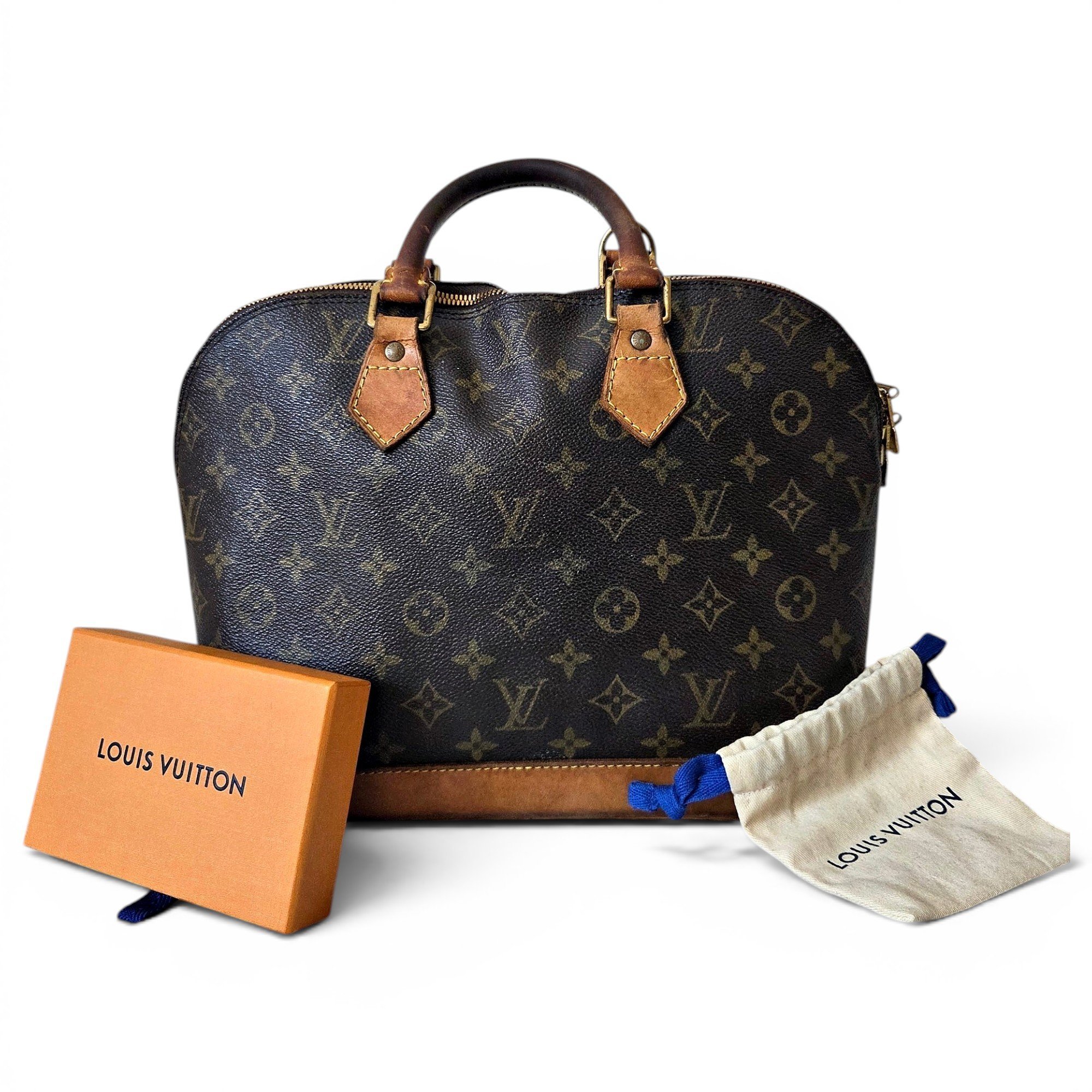 Alma leather handbag