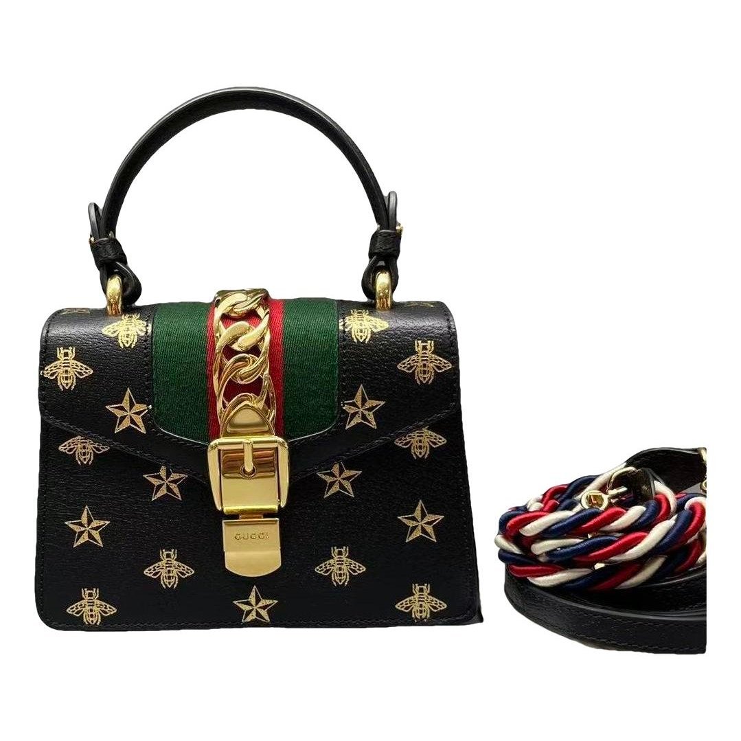 Sylvie Top Handle leather handbag