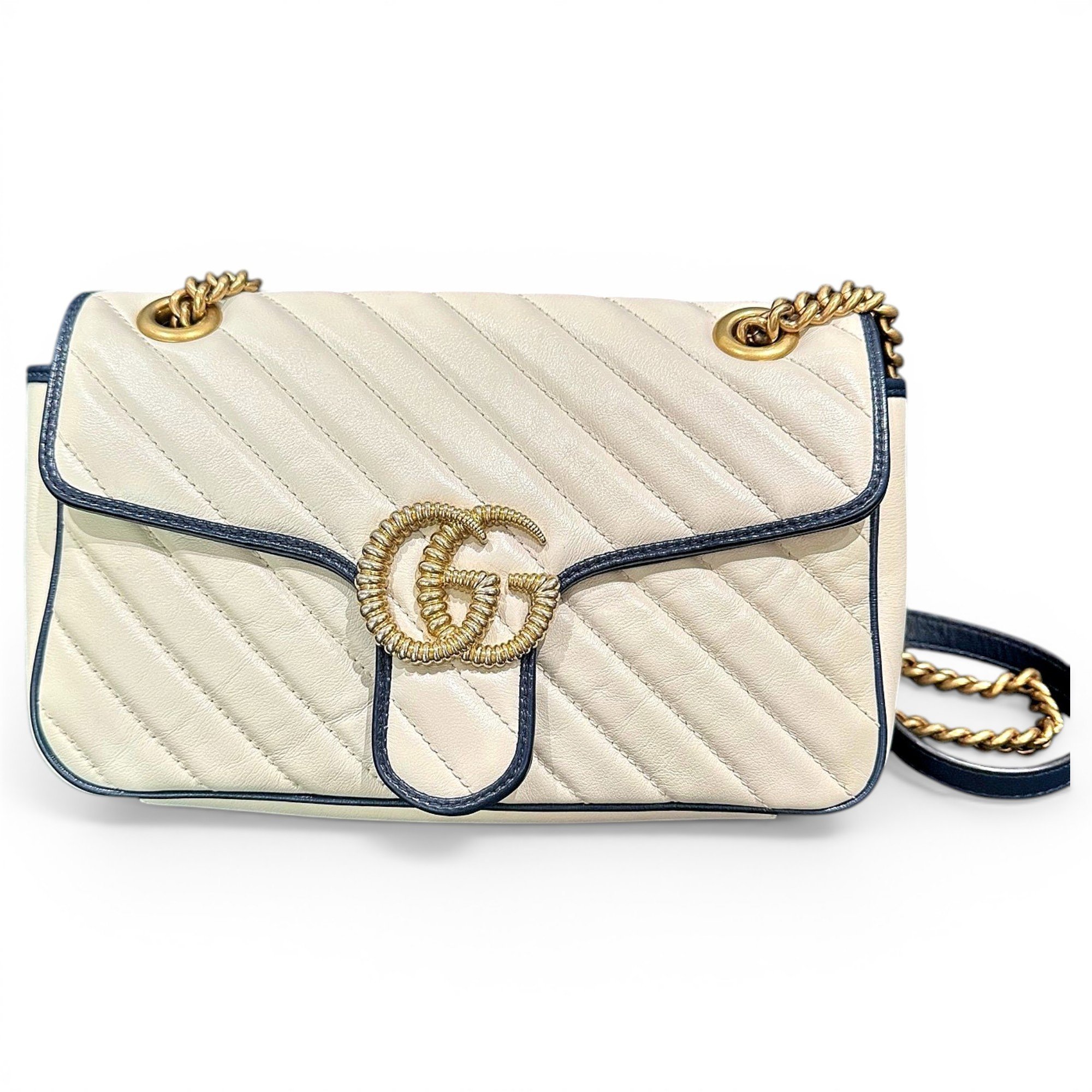 GG Marmont Flap leather handbag