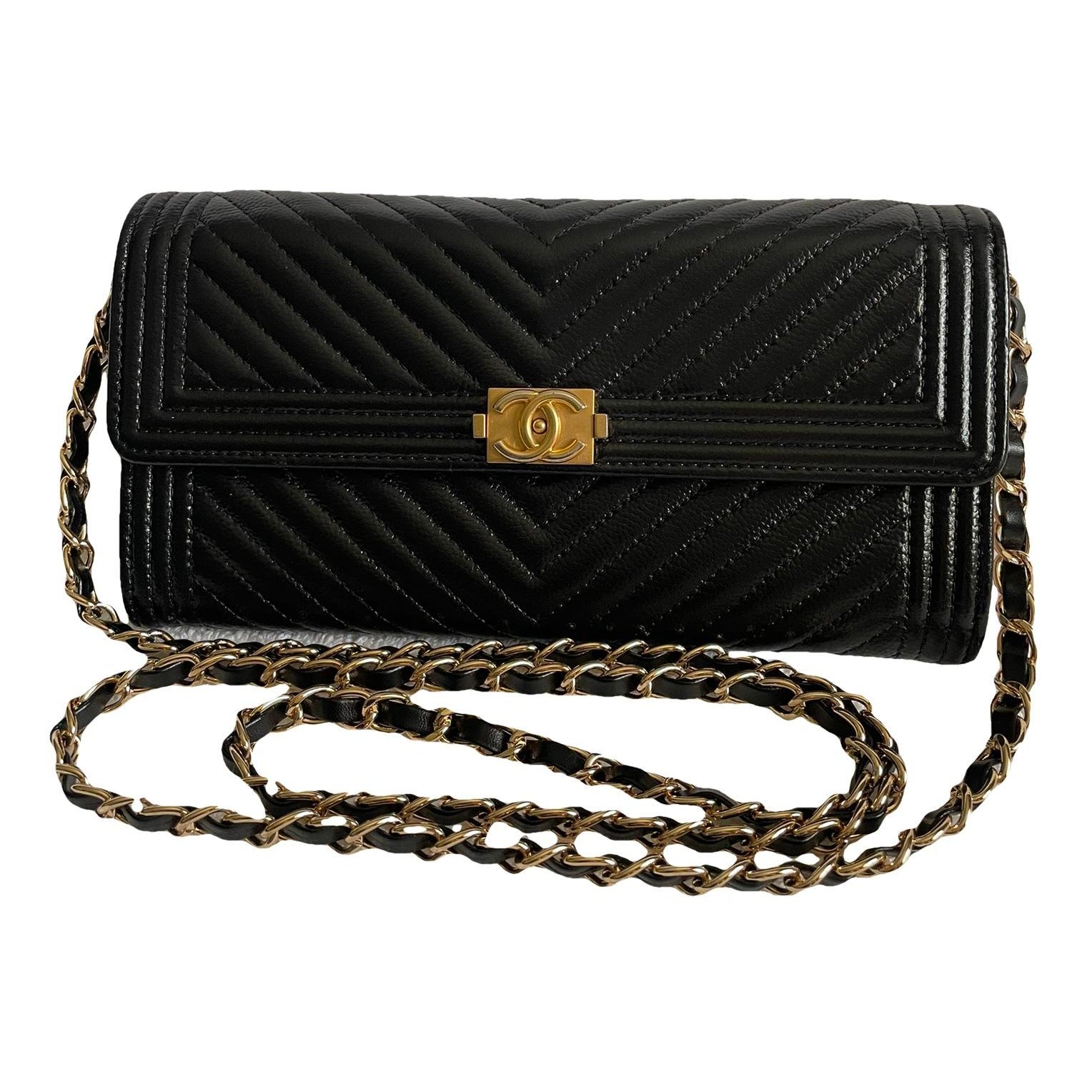 Boy leather crossbody bag