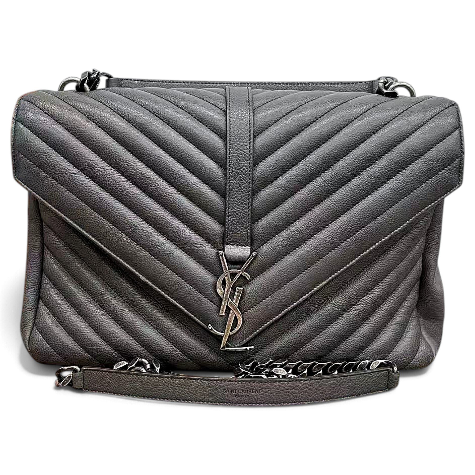 Collége monogramme leather handbag