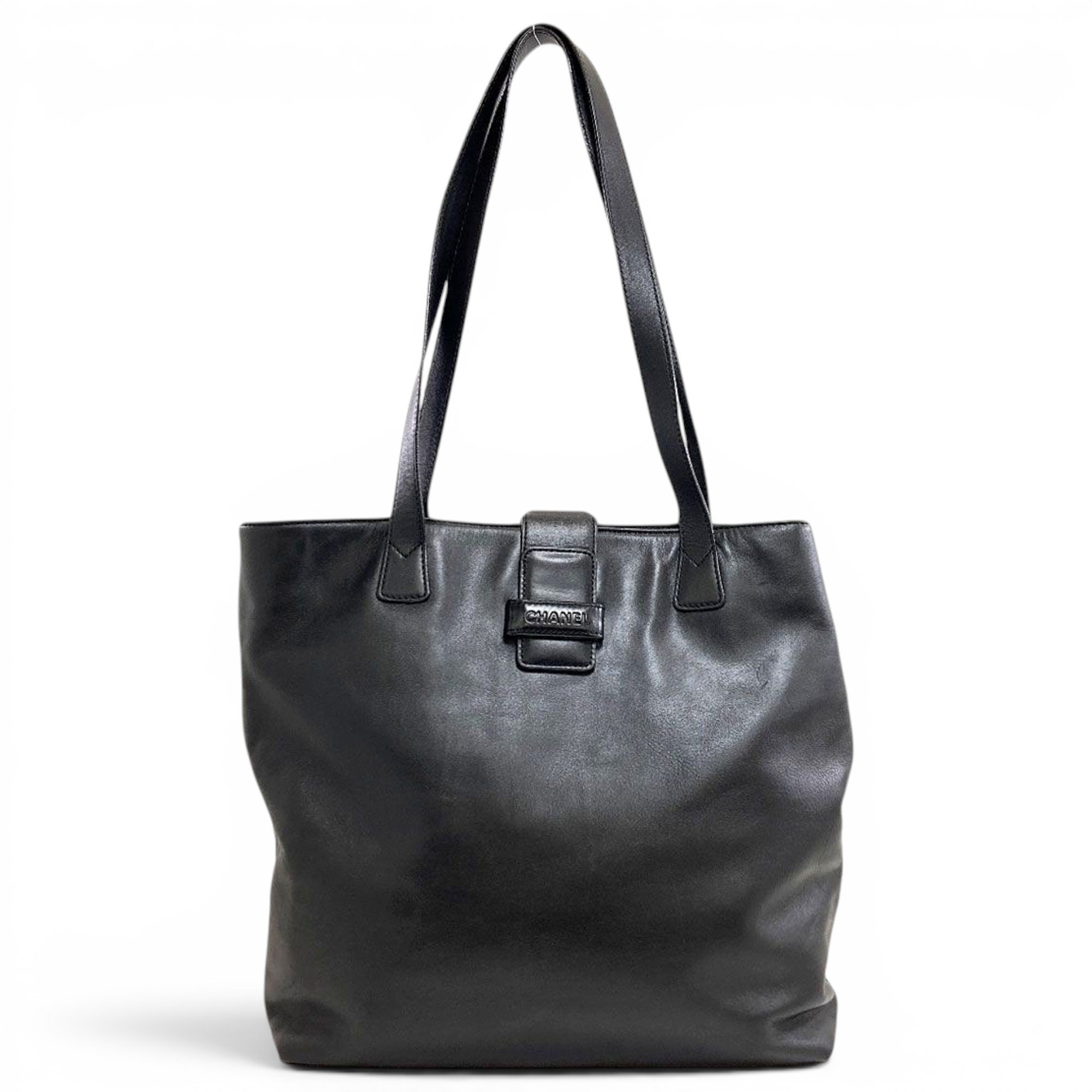 Leather tote