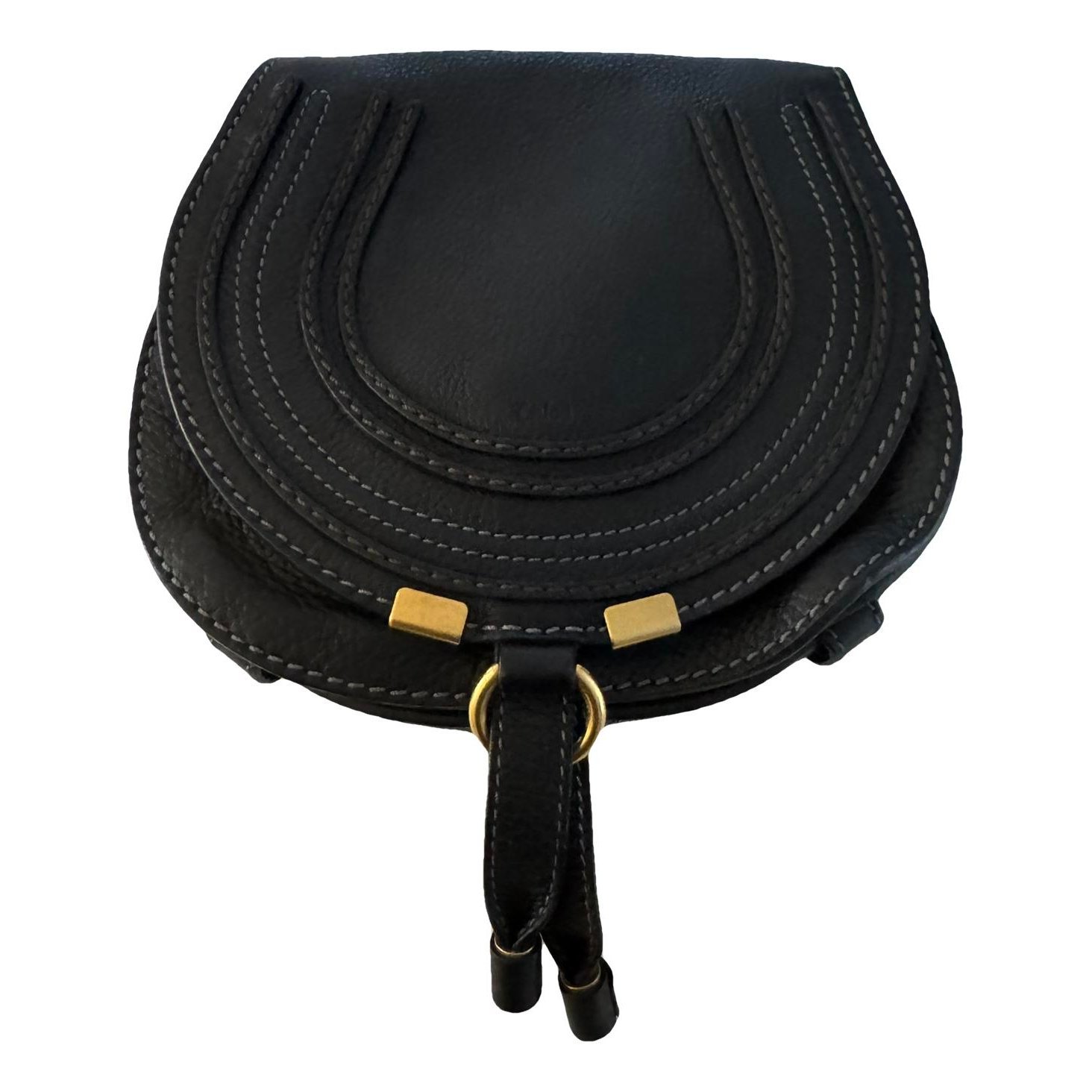 Leather clutch bag