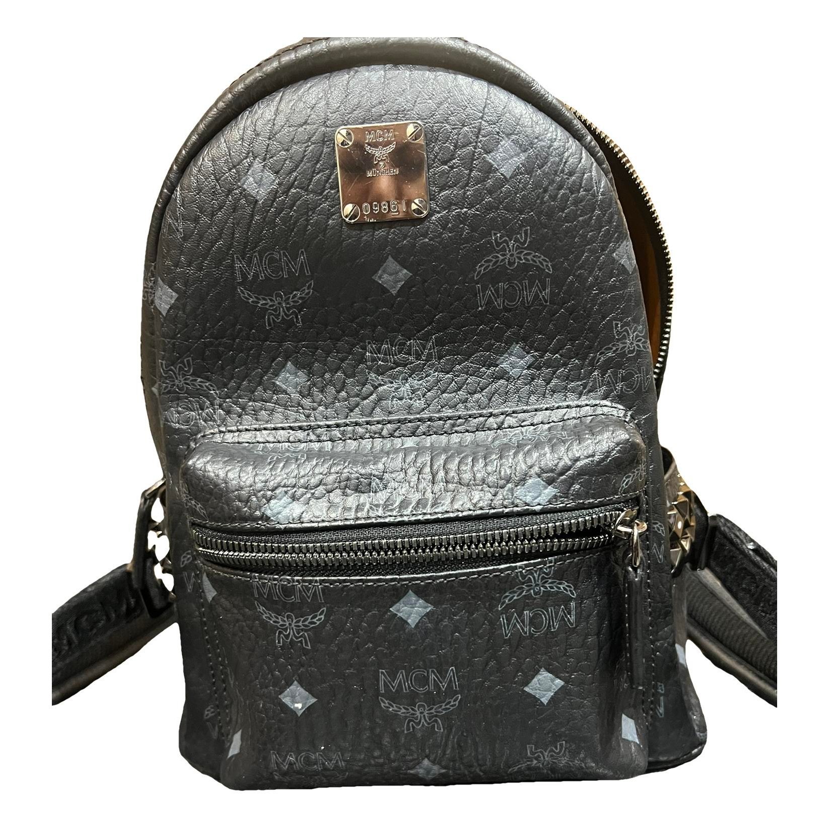 MCM Stark leather backpack