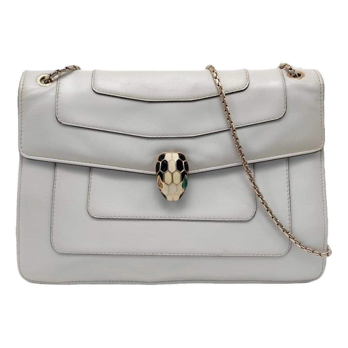 Serpenti leather handbag