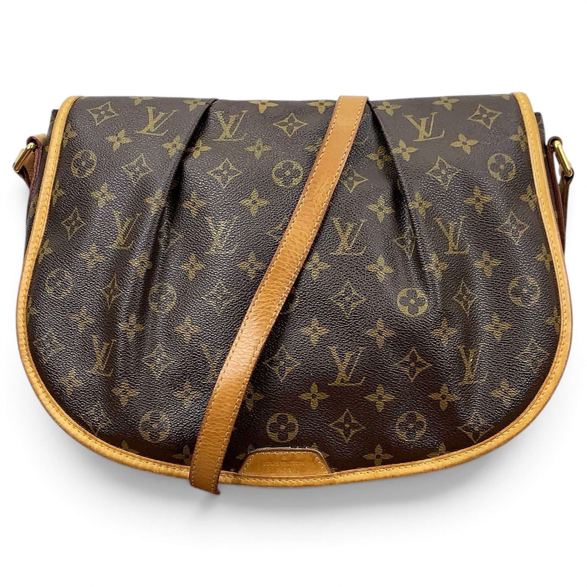 Menilmontant leather crossbody bag