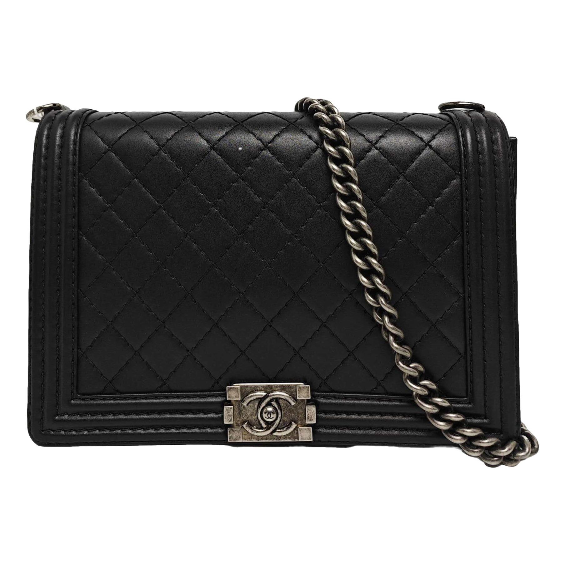 Boy leather crossbody bag