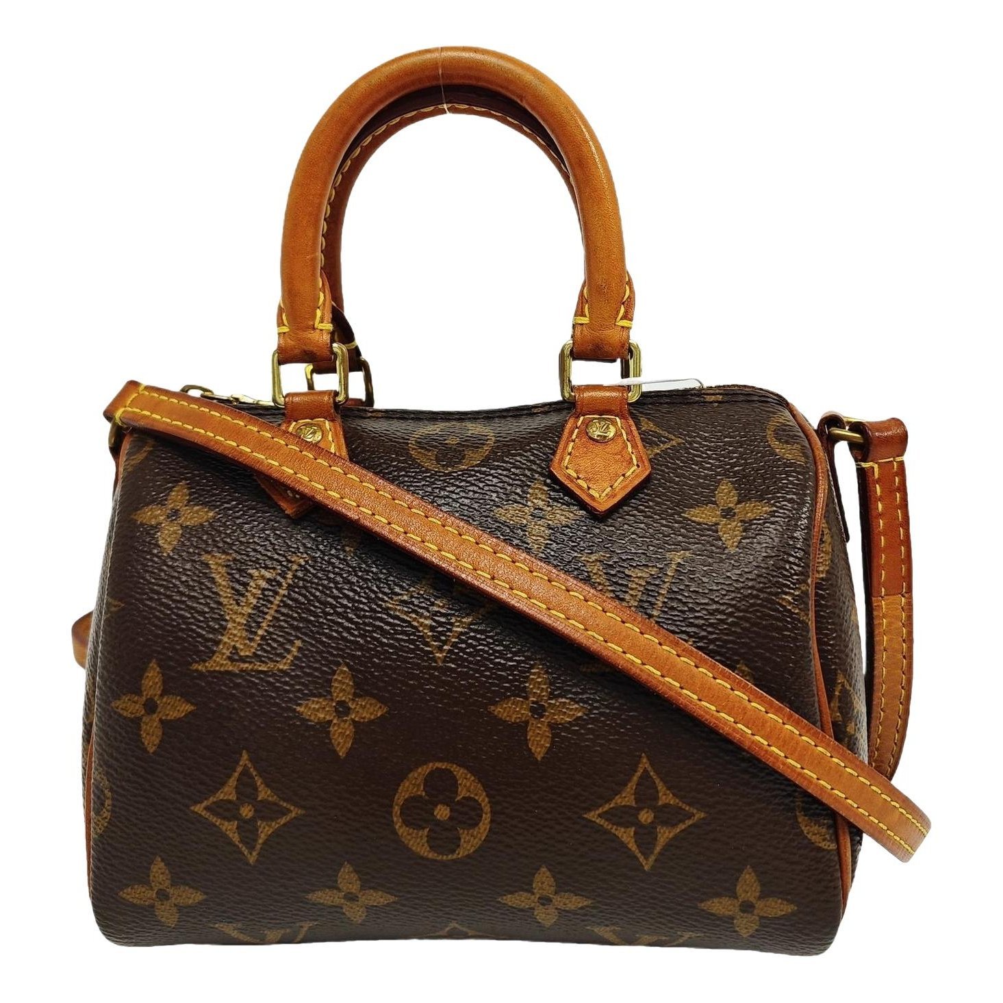 Nano Speedy / Mini HL leather handbag