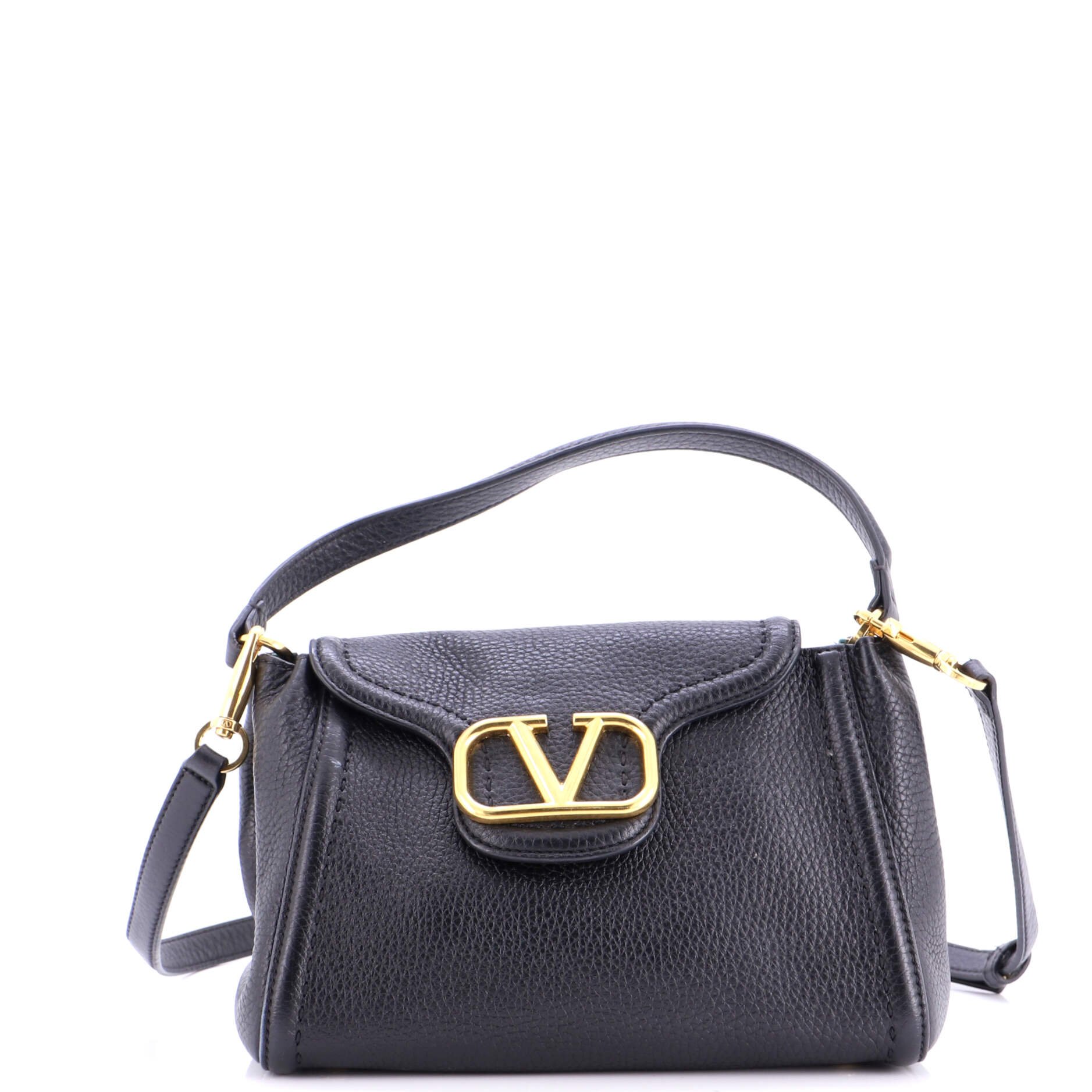 Valentino Garavani Alltime Top Handle Bag Leather Small