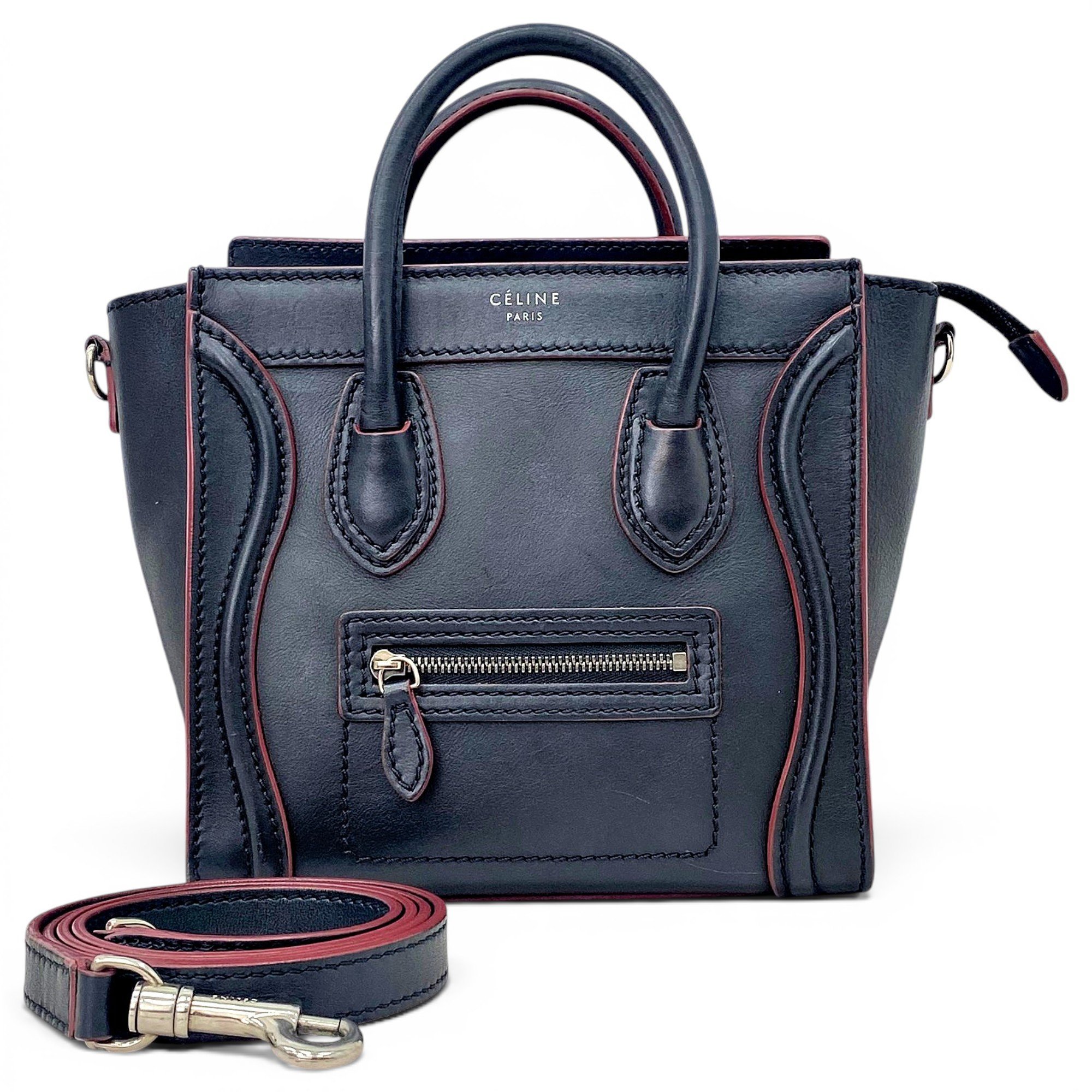 Luggage leather handbag