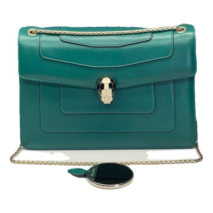 Serpenti leather handbag