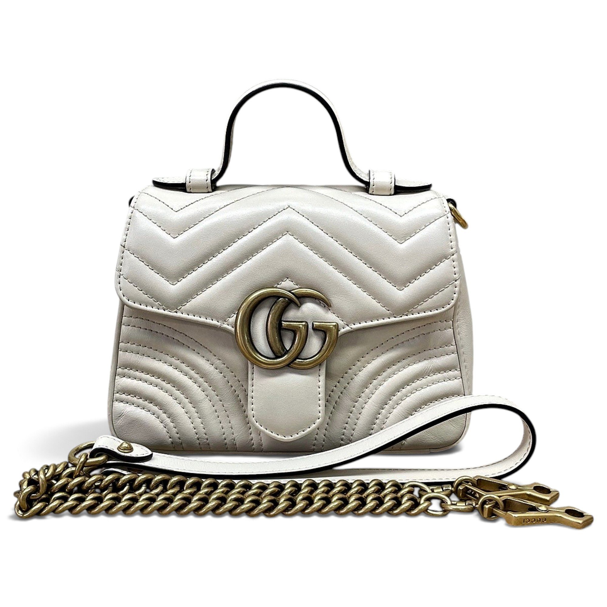 GG Marmont Flap leather handbag