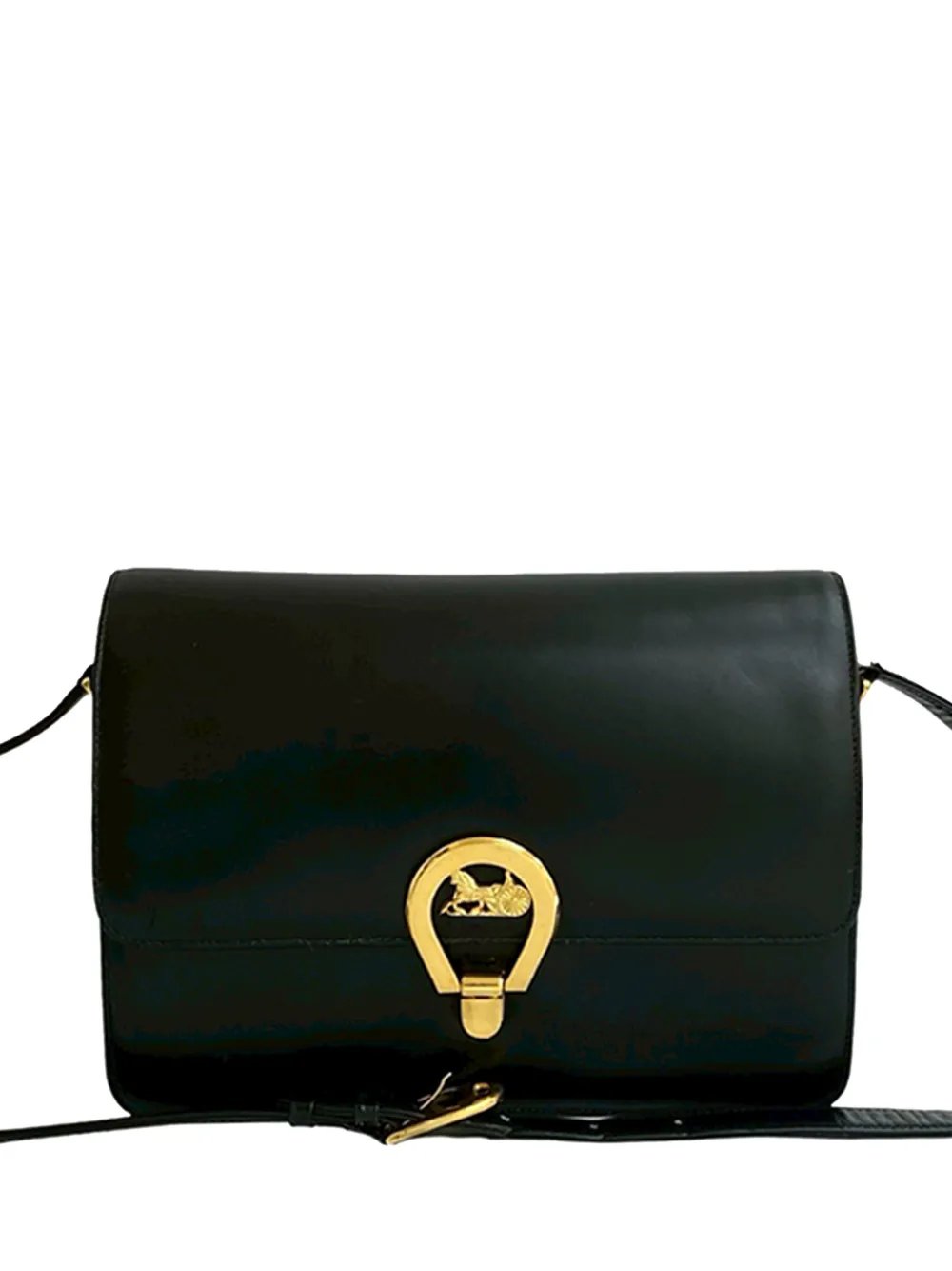 20th Century Calfskin Horse Carriage shoulder bag