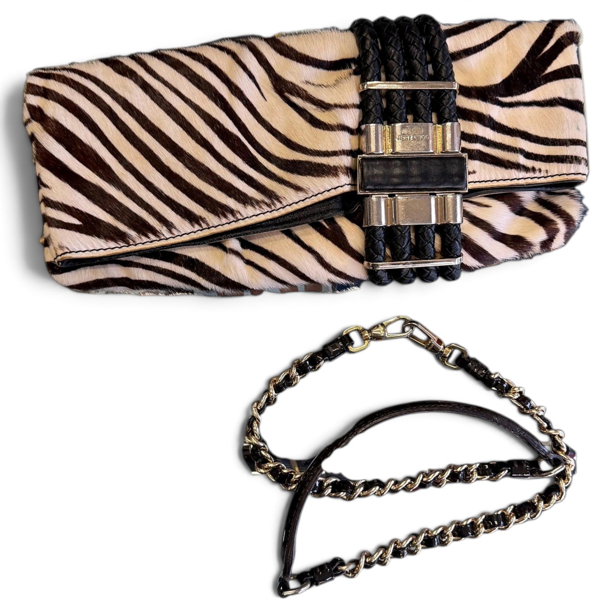 Jimmy Choo Pony-style calfskin handbag