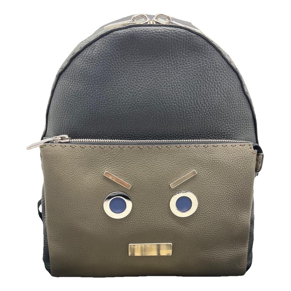 Leather backpack