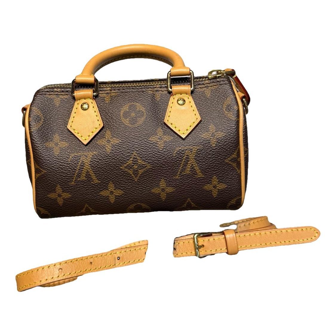 Nano Speedy / Mini HL leather handbag