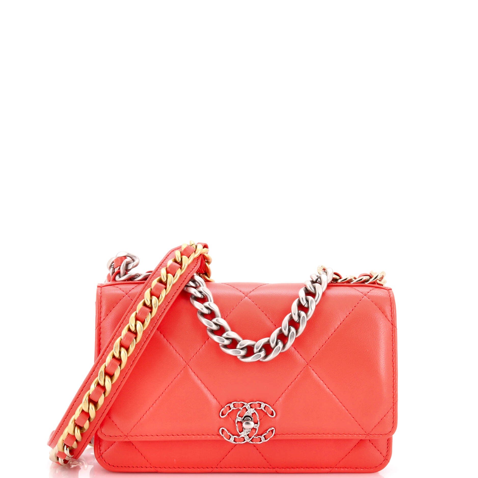 Chanel 19 Wallet on Chain Quilted Lambskin