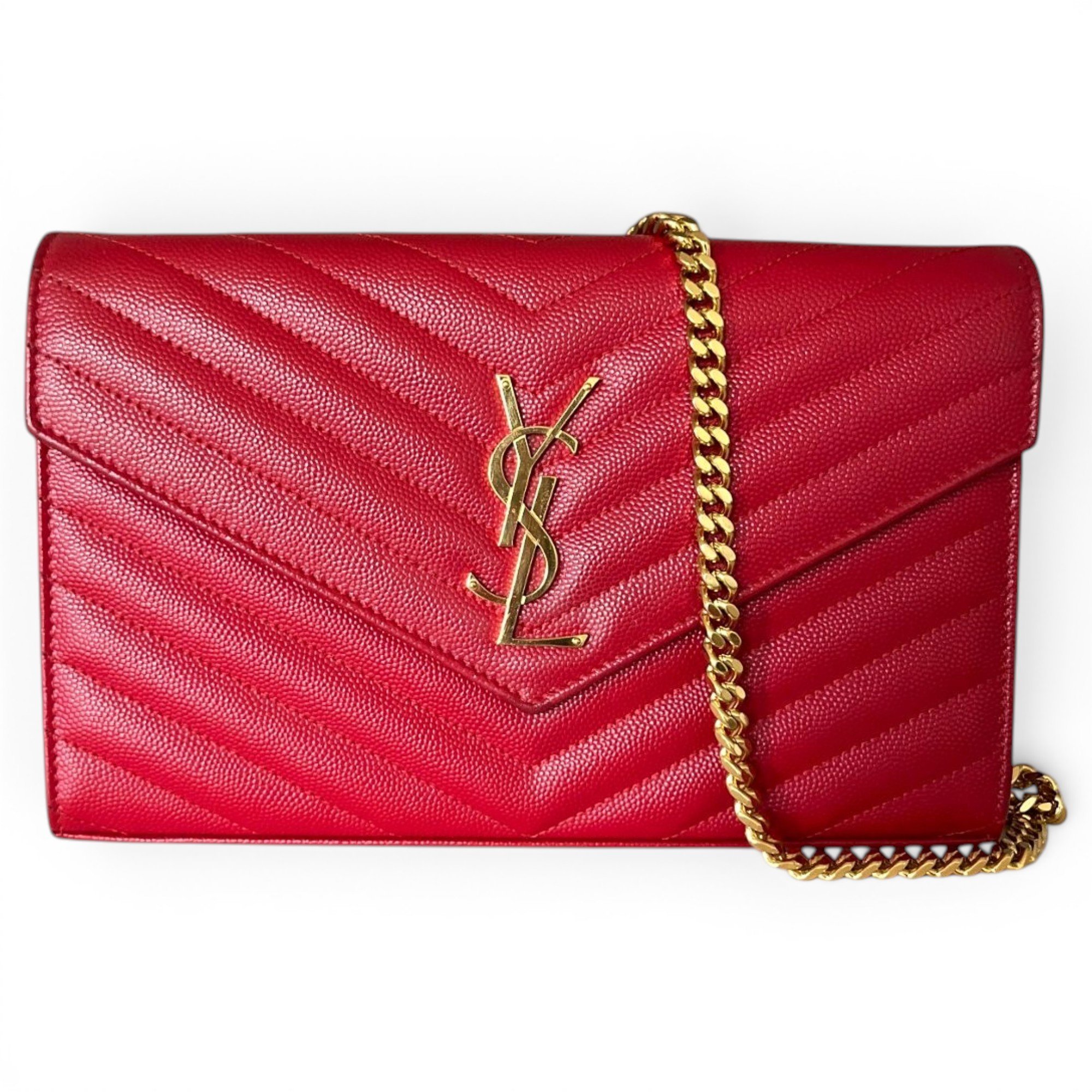 Portefeuille enveloppe leather handbag