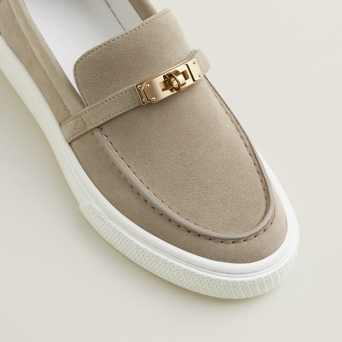 Beige Esquisse Game Slip-on Sneaker