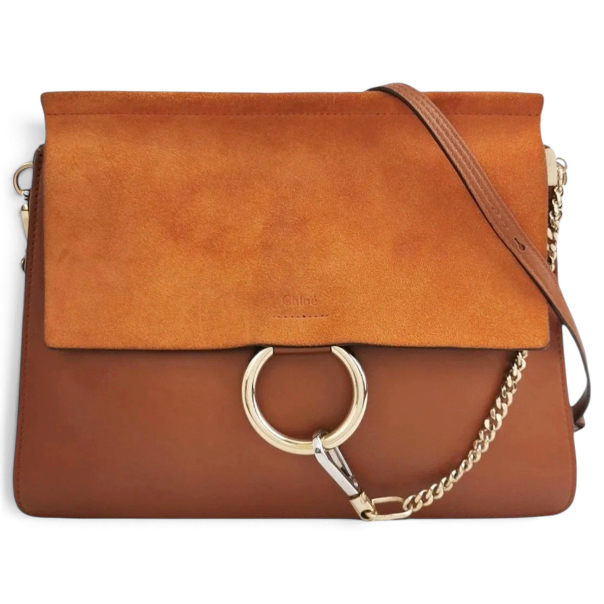 Faye leather crossbody bag